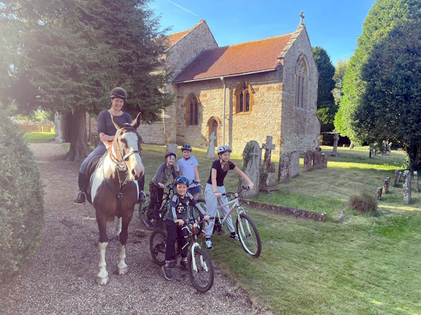 Four legs and bikes